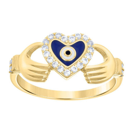 10Kt Gold Cz Ring