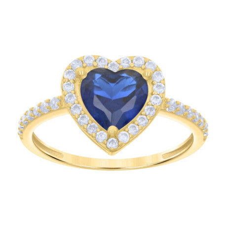 10Kt Gold Cz Ring