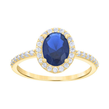 10Kt Gold Cz Ring