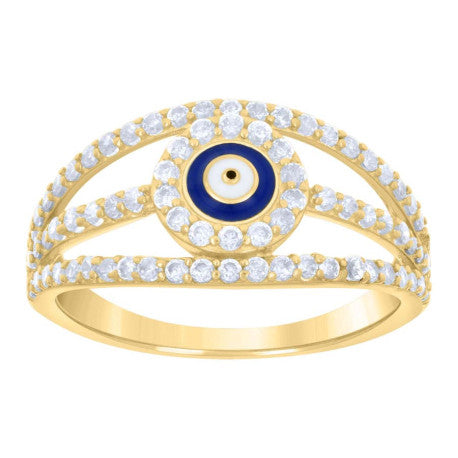 10Kt Gold Cz Ring