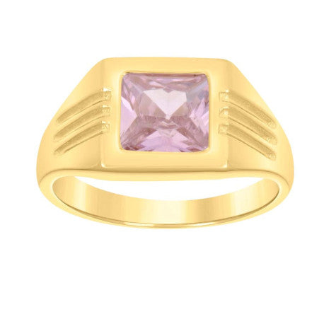 10Kt Gold Cz Baby Ring