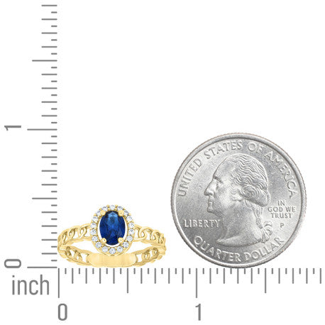 10Kt Gold Cz Ring