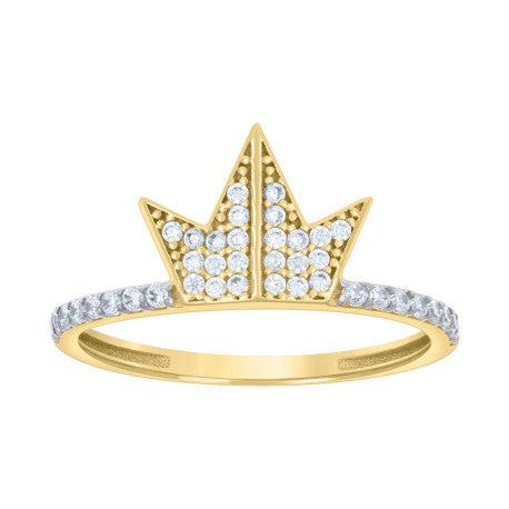 10Kt Gold Cz Ring