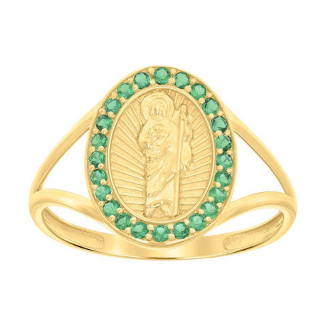 10Kt Gold Cz Ring