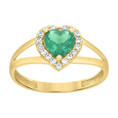10Kt Gold Cz Ring