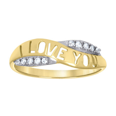 10Kt Gold Cz Ring