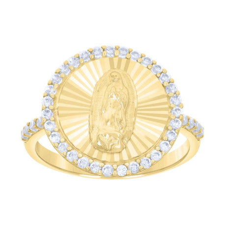 10Kt Gold Cz Ring