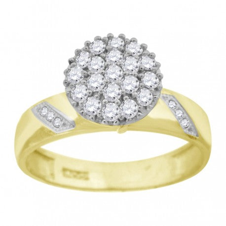 10Kt Gold Cz Ring