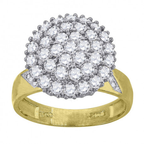 10Kt Gold Cz Ring
