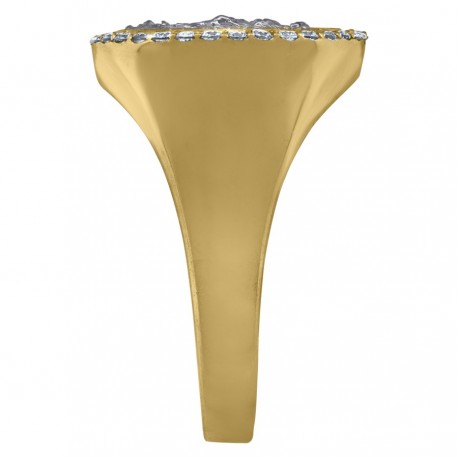 10Kt Gold Cz Ring