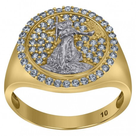 10Kt Gold Cz Ring