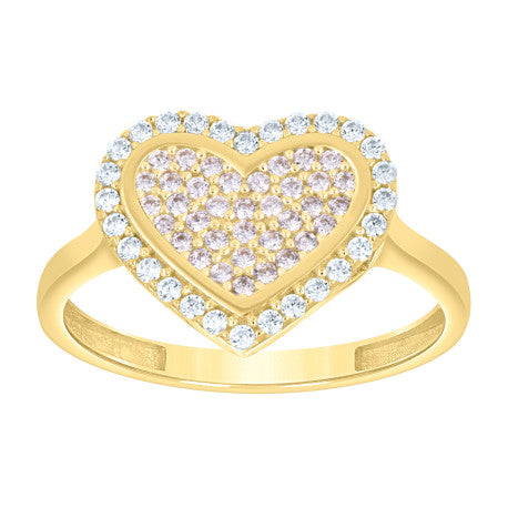 10Kt Gold Cz Ring