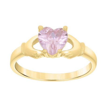 10Kt Gold Cz Baby Ring