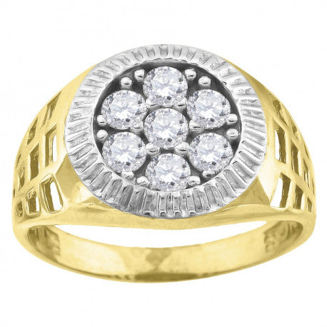 10Kt Gold Cz Ring