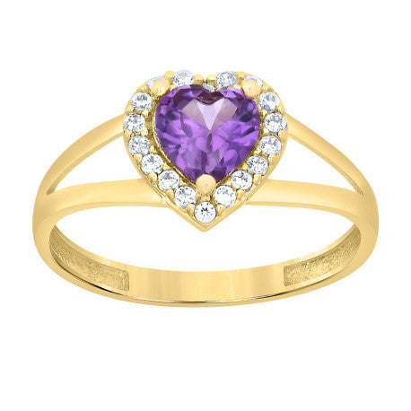 10Kt Gold Cz Ring