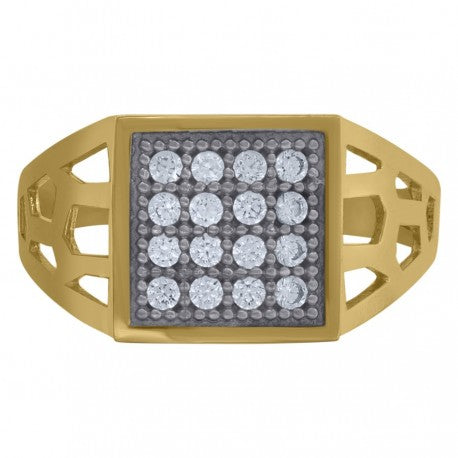 10Kt Gold Cz Ring