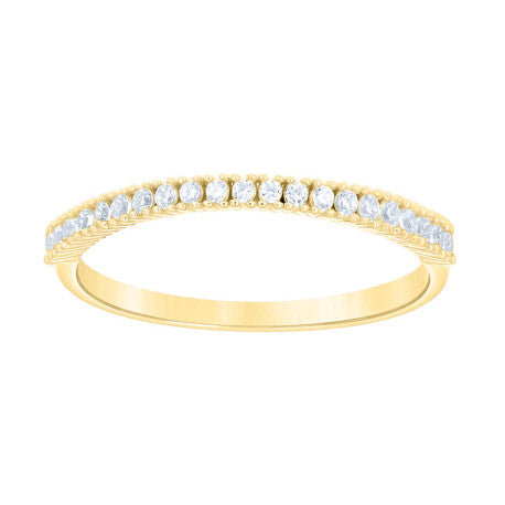 10Kt Gold Cz Ring