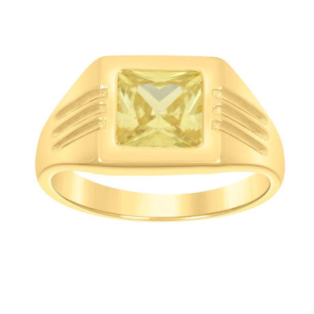 10Kt Gold Cz Baby Ring