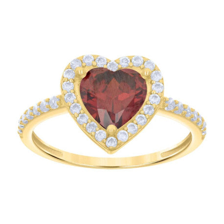 10Kt Gold Cz Ring