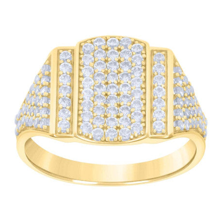 10Kt Gold Cz Ring