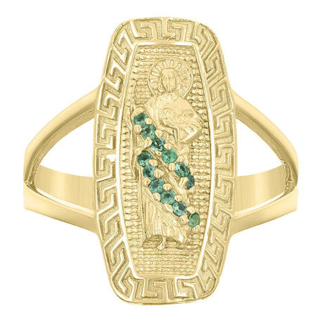10Kt Gold Cz Ring