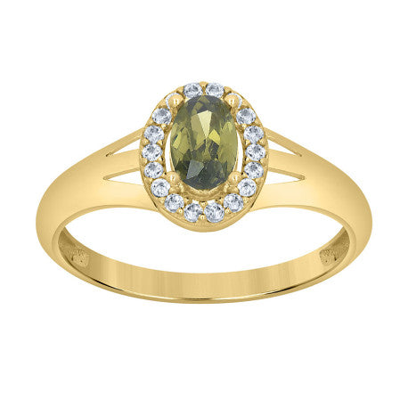 10Kt Gold Cz Ring