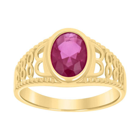 10Kt Gold Cz Baby Ring