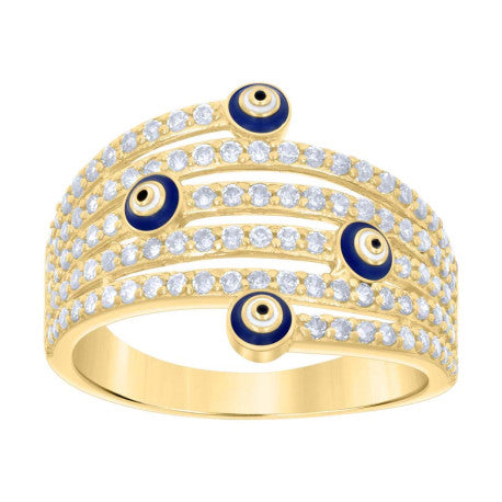 10Kt Gold Cz Ring