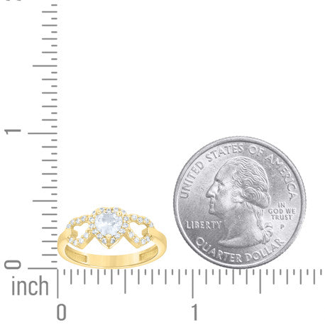 10Kt Gold Cz Ring