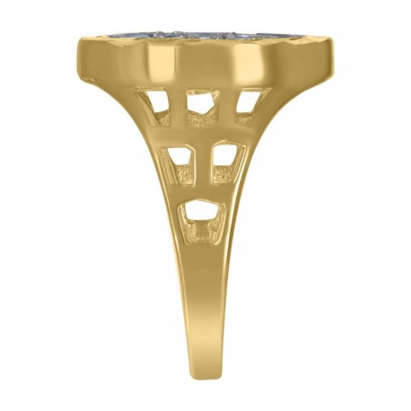 10Kt Gold Cz Ring