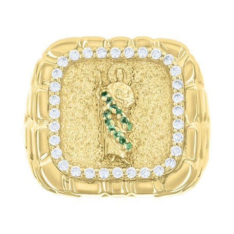 10Kt Gold Cz Ring