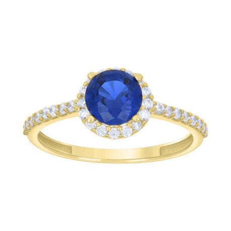 10Kt Gold Cz Ring