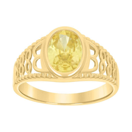 10Kt Gold Cz Baby Ring