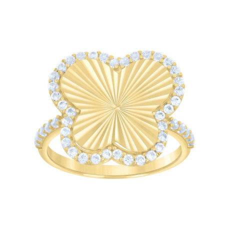 10Kt Gold Cz Ring
