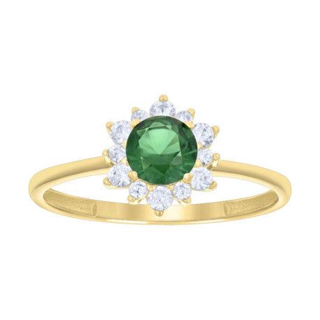 10Kt Gold Cz Ring