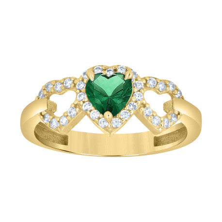10Kt Gold Cz Ring