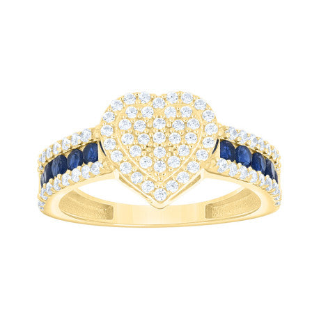 10Kt Gold Cz Ring