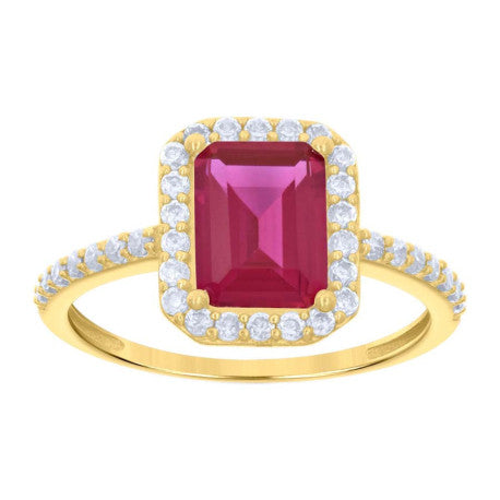 10Kt Gold Cz Ring