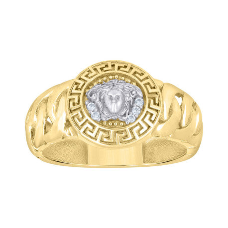 10Kt Gold Cz Ring