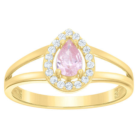 10Kt Gold Cz Ring