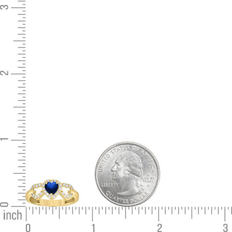 10Kt Gold Cz Ring