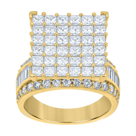 10Kt Gold Cz Ring