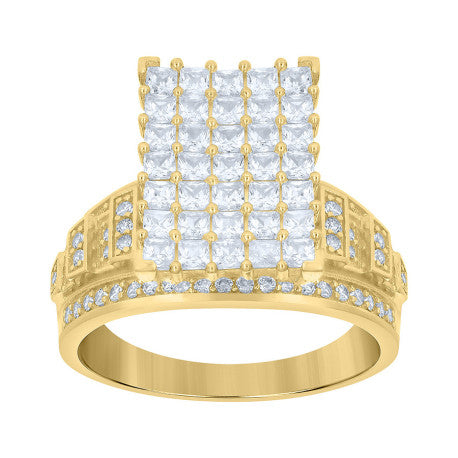 10Kt Gold Cz Ring