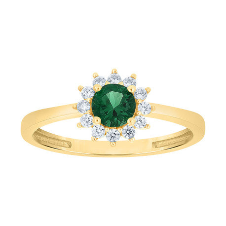 10Kt Gold Cz Ring