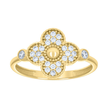 10Kt Gold Cz Ring