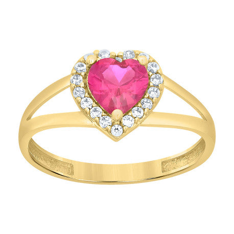 10Kt Gold Cz Ring
