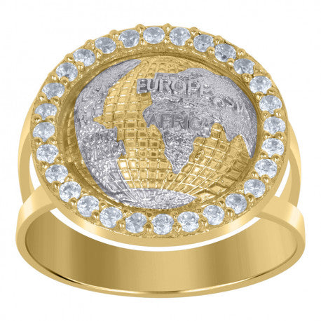10Kt Gold Cz Ring