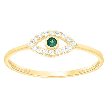 10Kt Gold Cz Ring