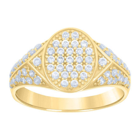 10Kt Gold Cz Ring