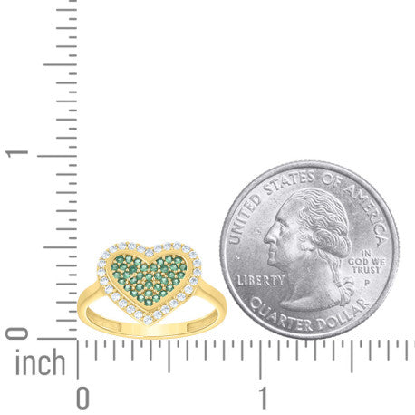 10Kt Gold Cz Ring